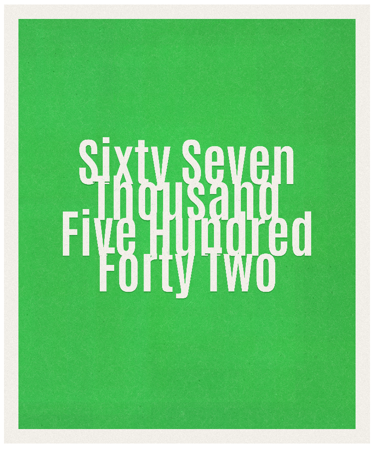 Count #67542
