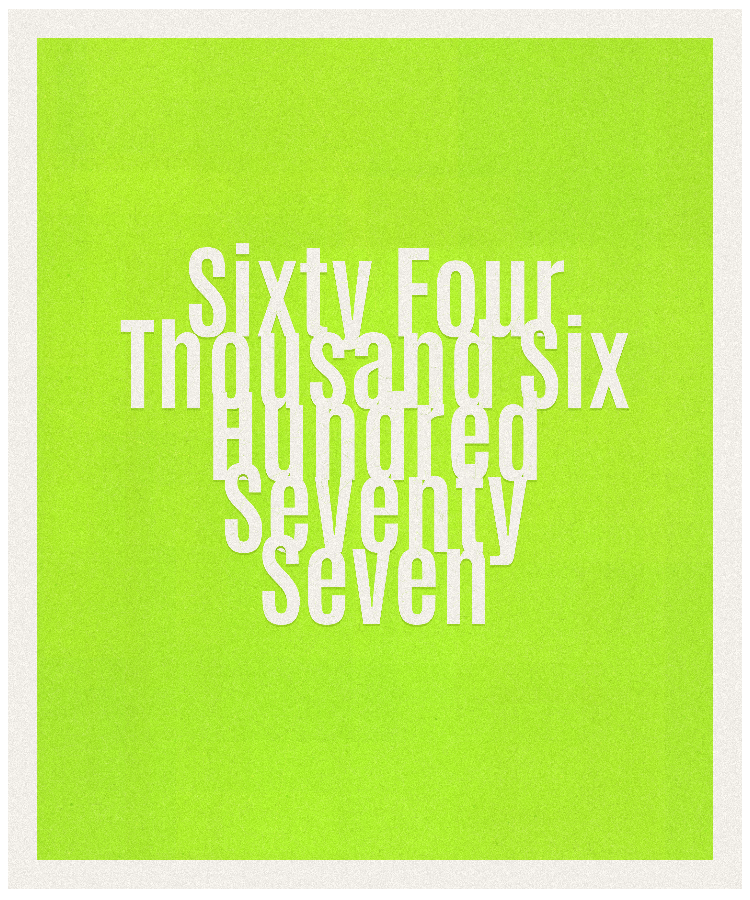 Count #64677