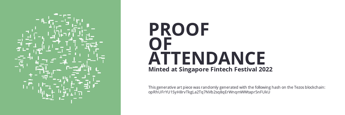 SFF2022 Proof of Attendance Token #168