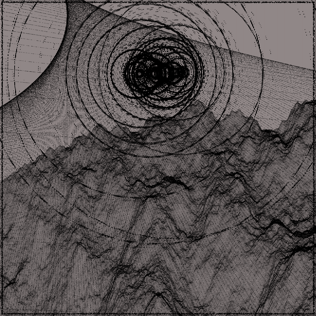 Surreal classic generative landscape #36