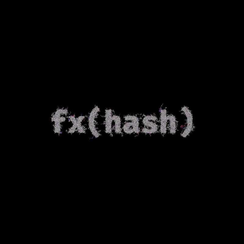 FXHASH Generative Logo #777