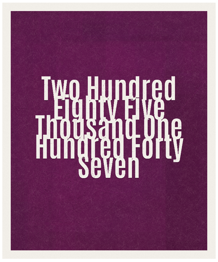 Count #285147