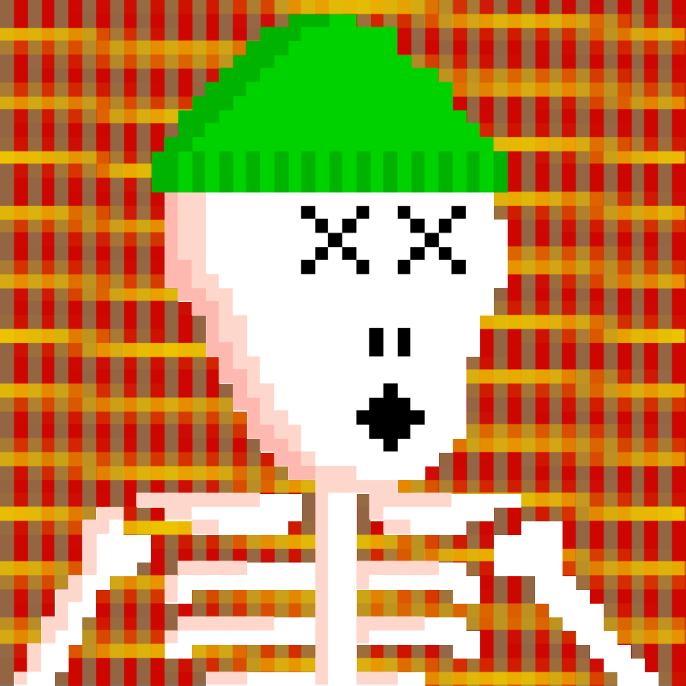 PIXEL SKULLETTI 1 #316