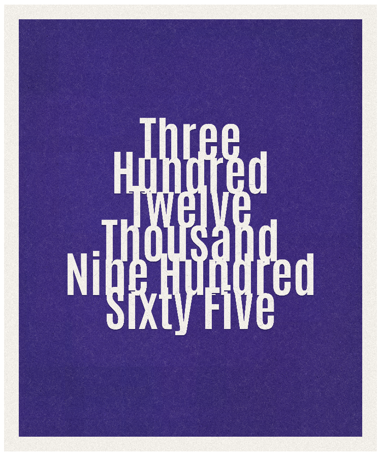 Count #312965