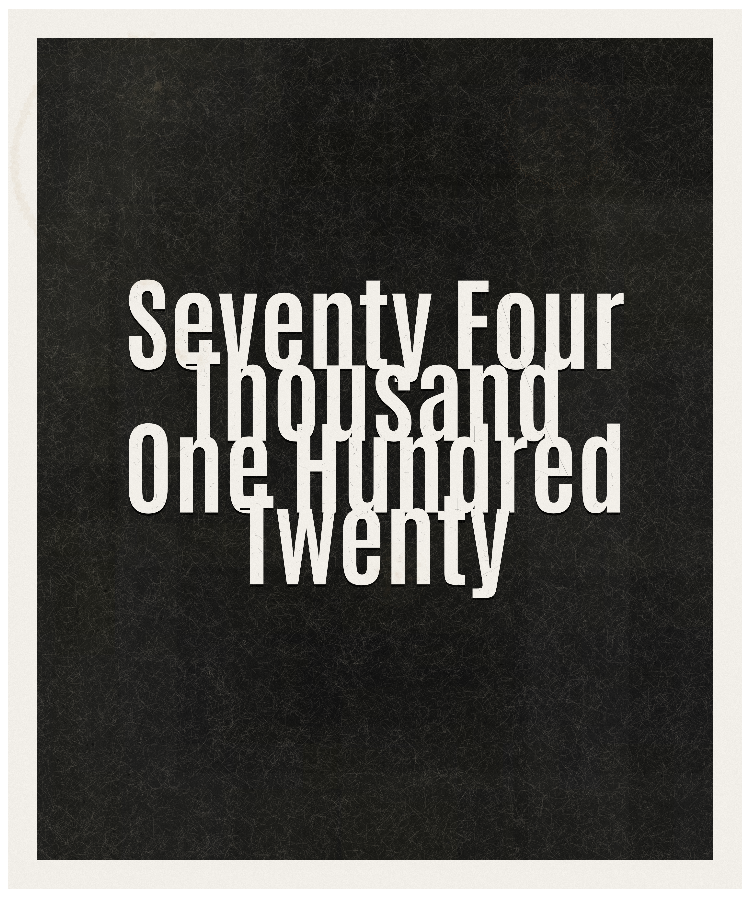 Count #74120