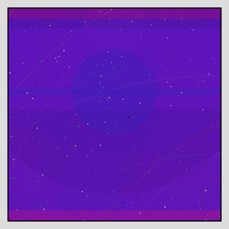 Color Field Starry B #76