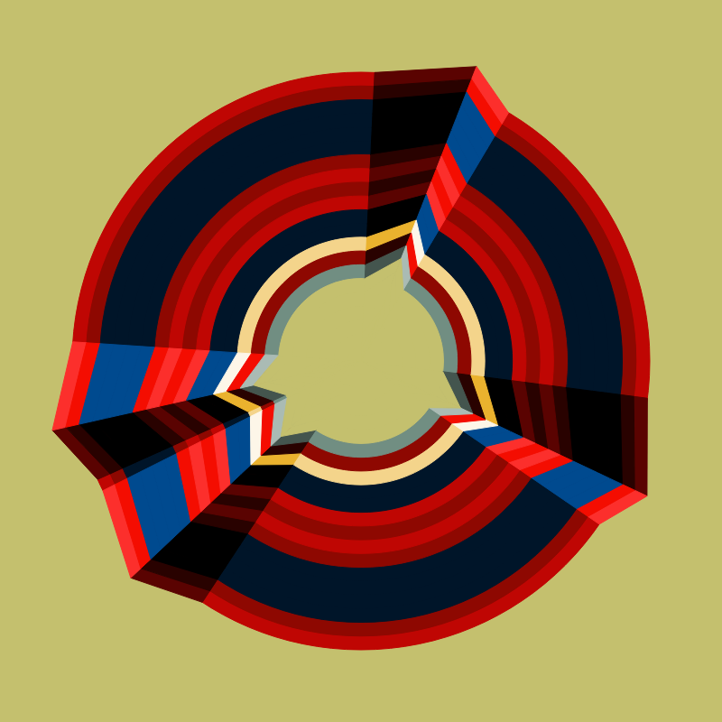 Folded Circle #58