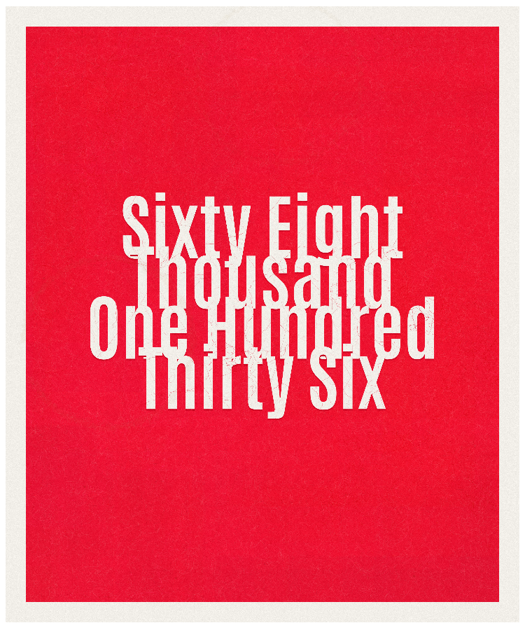 Count #68136