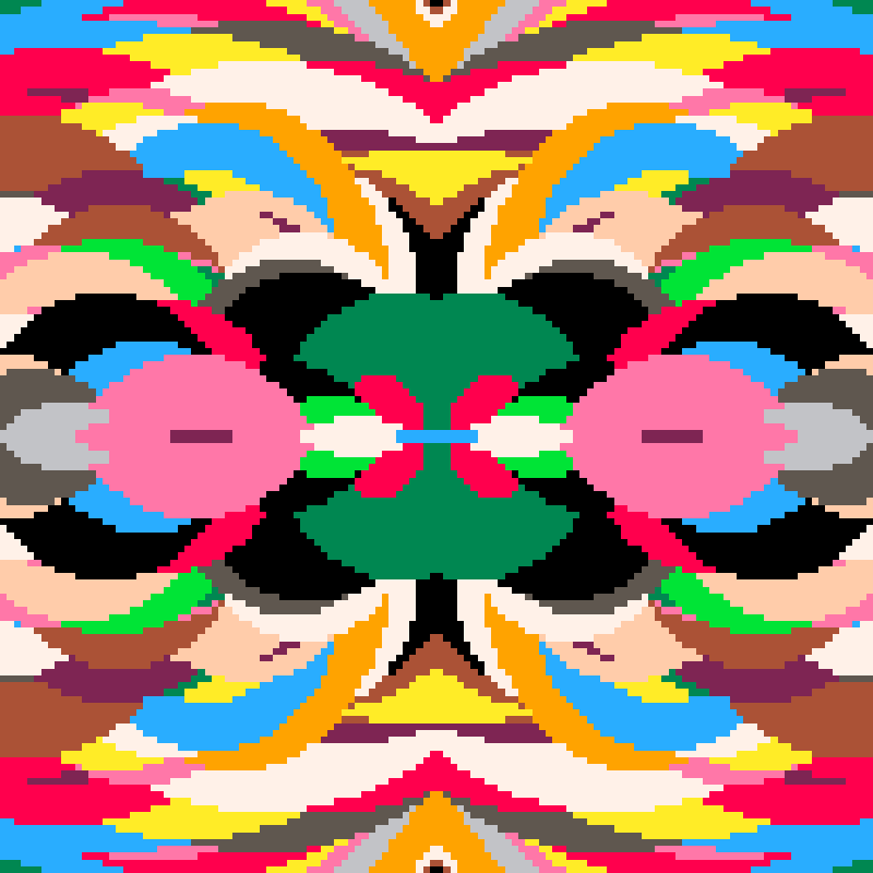 Rapid Psychedelic Inkblot Test Generator #15