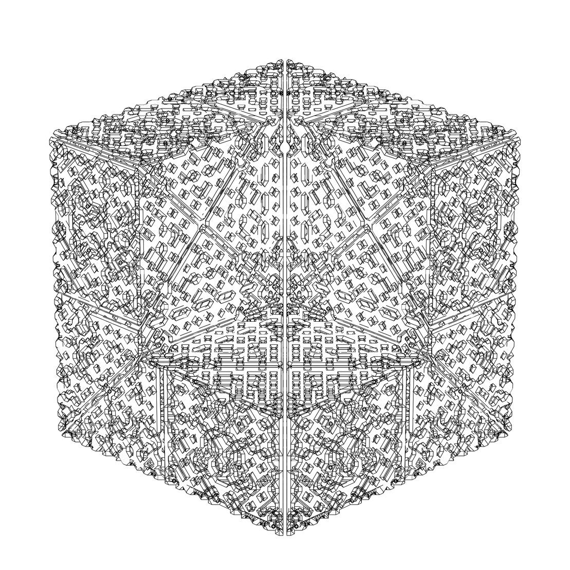 LL21 Alien Art Cube #279