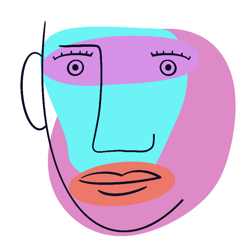 Contour Faces #6