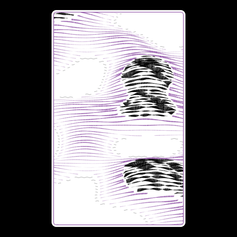 Topographic Playing Card #36