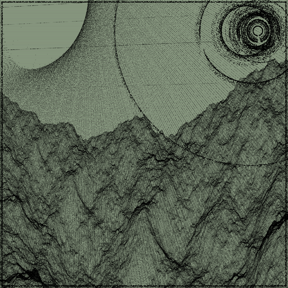 Surreal classic generative landscape #59