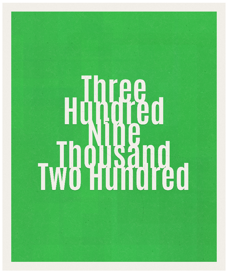 Count #309200
