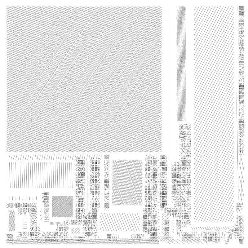 Strips layouts - Overhatched #11