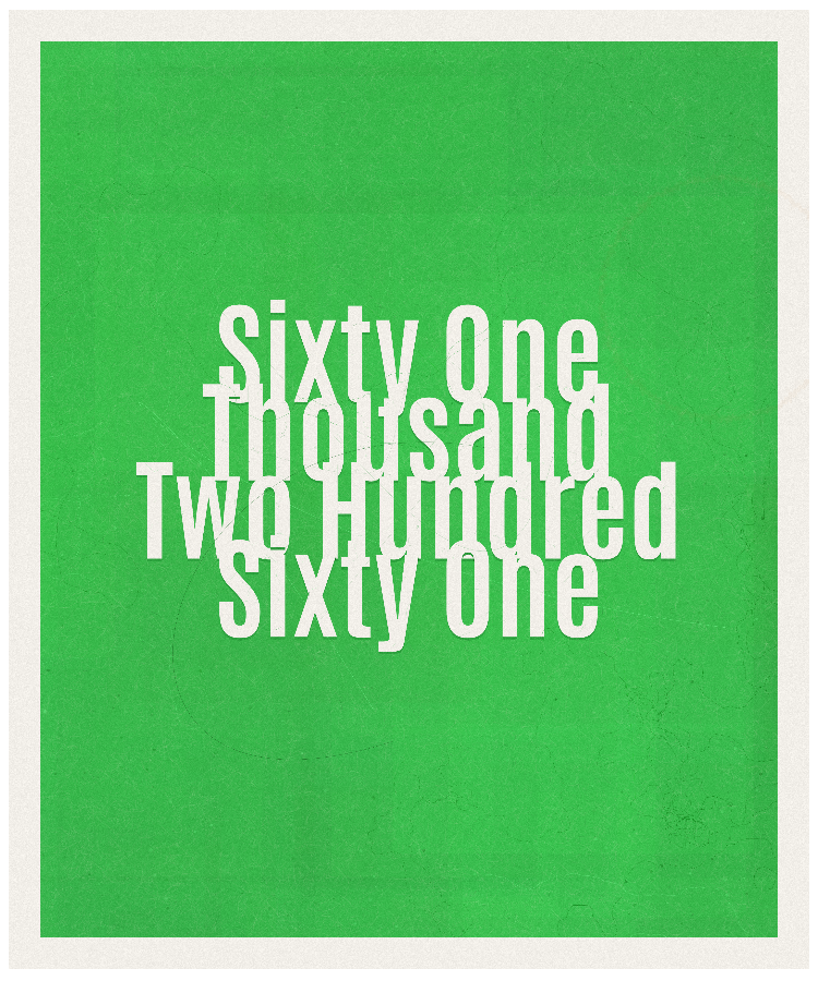 Count #61261