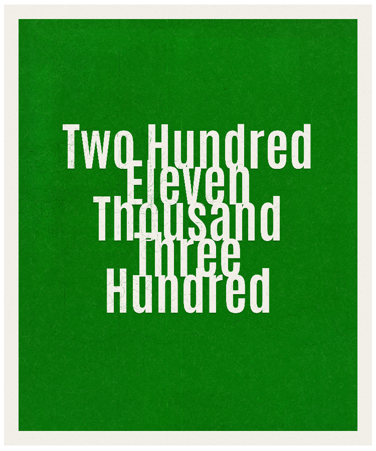 Count #211300