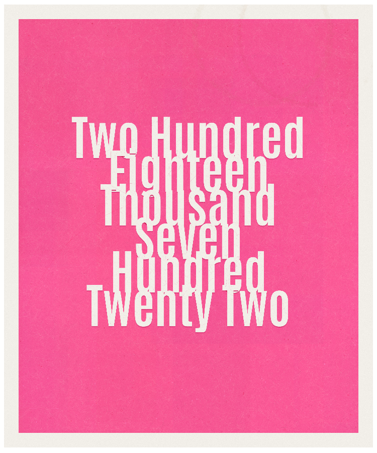 Count #218722