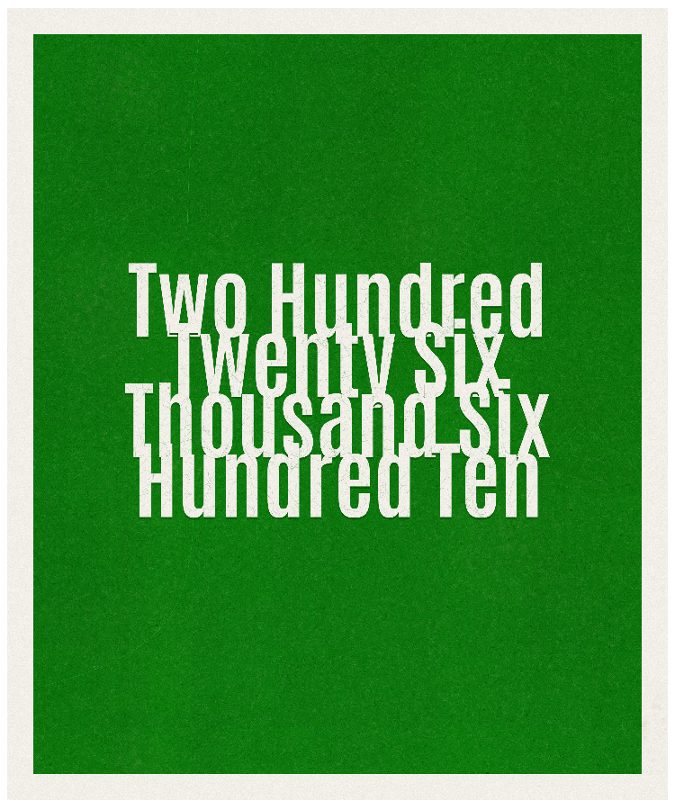 Count #226610