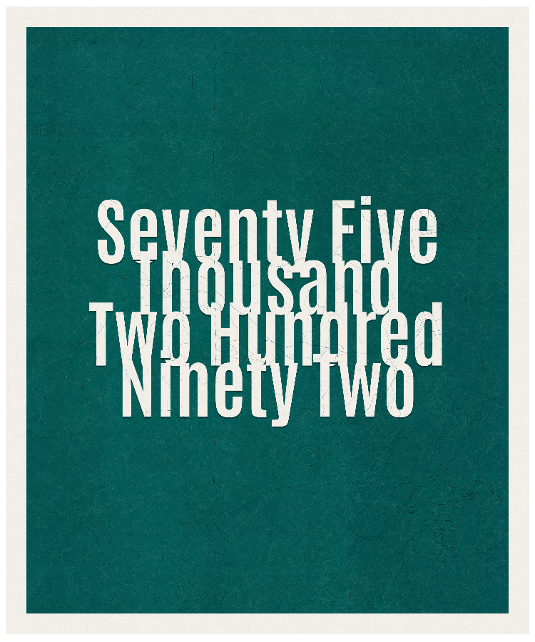 Count #75292