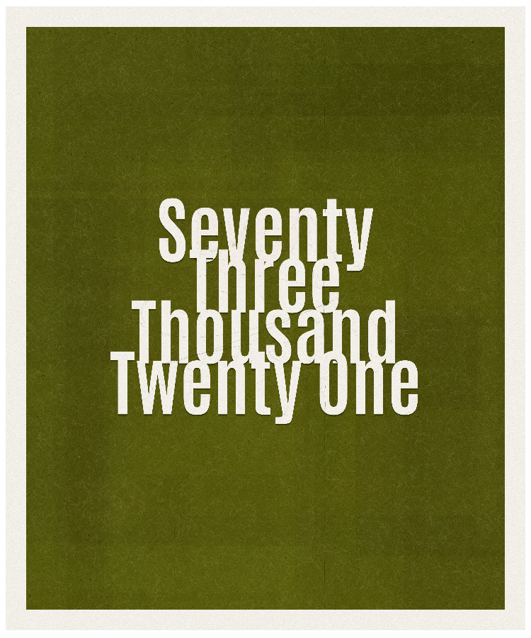 Count #73021
