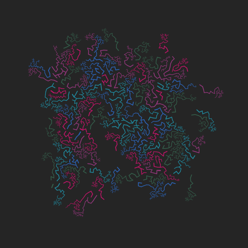 Random circle of Fractals #4