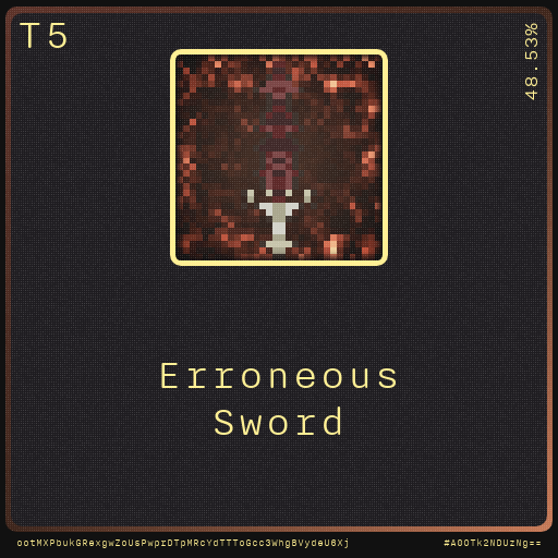 Gear for your quests - Sword #30