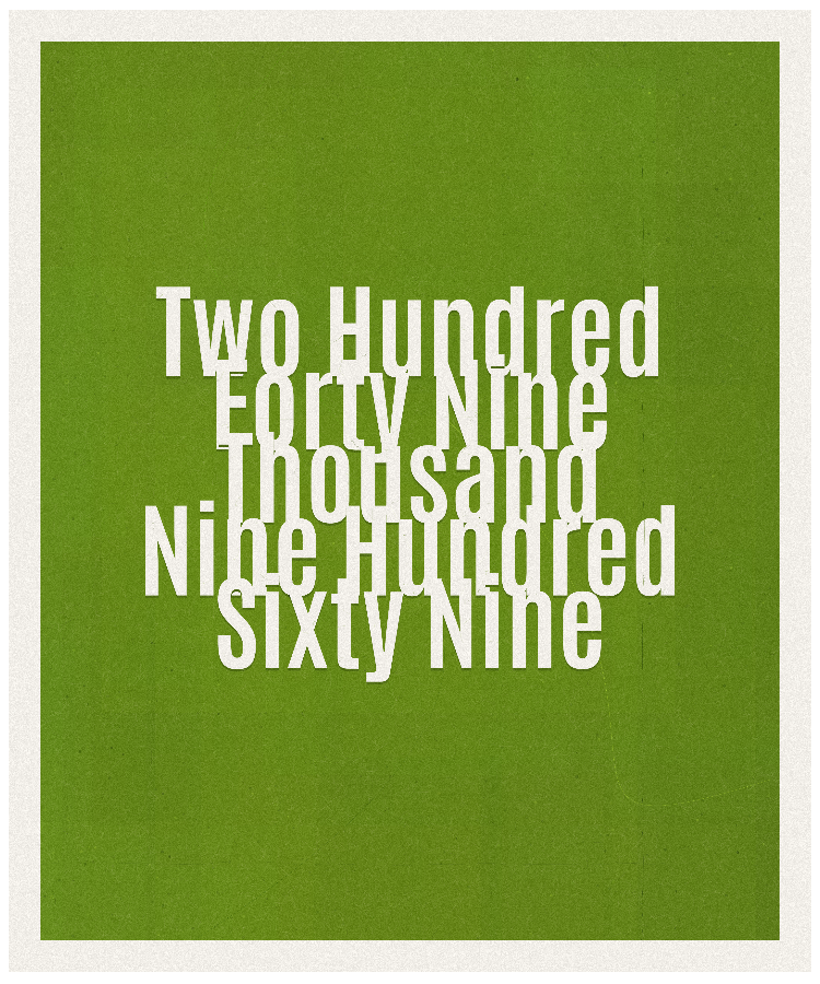 Count #249969