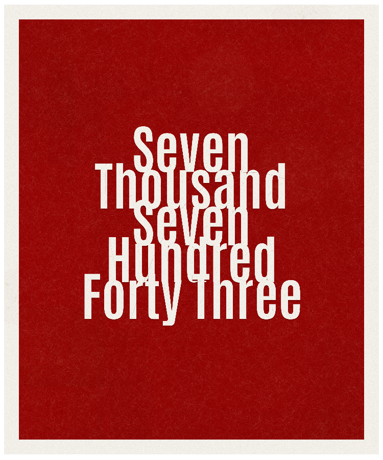 Count #7743
