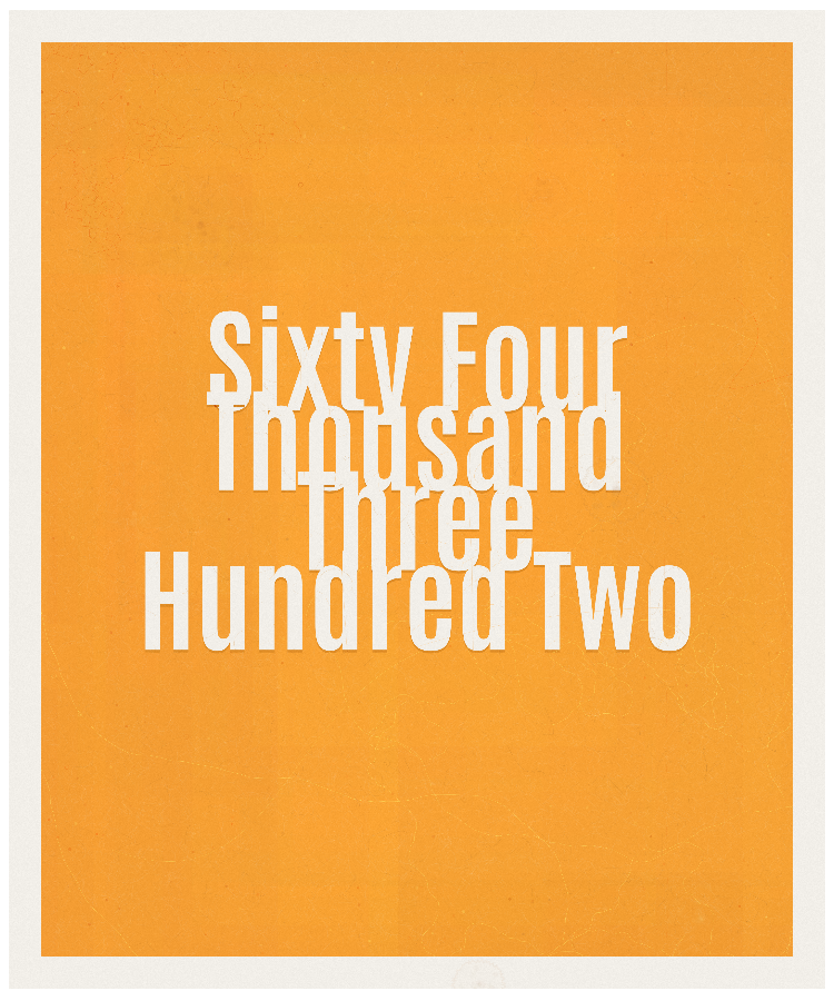 Count #64302