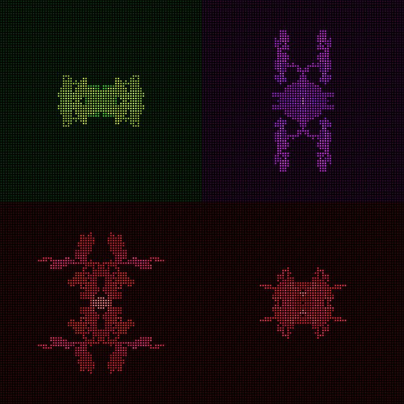 Dither Creatures 2x2 #36