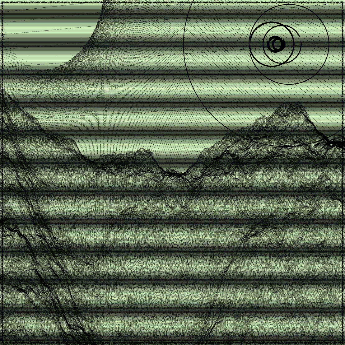 Surreal classic generative landscape #42