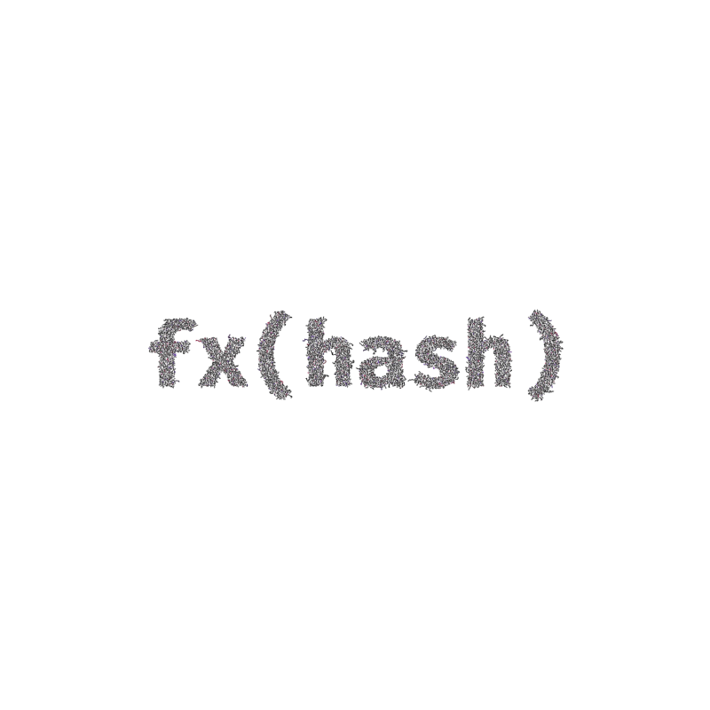 FXHASH Logo with Features #715