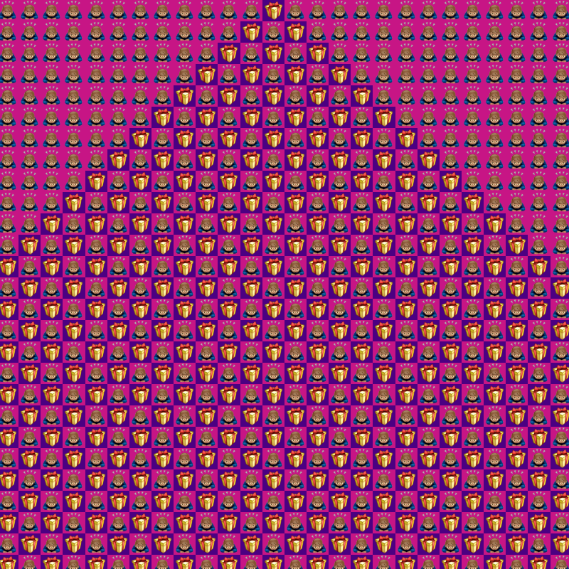 Elementary Cellular Emoji Automata #383