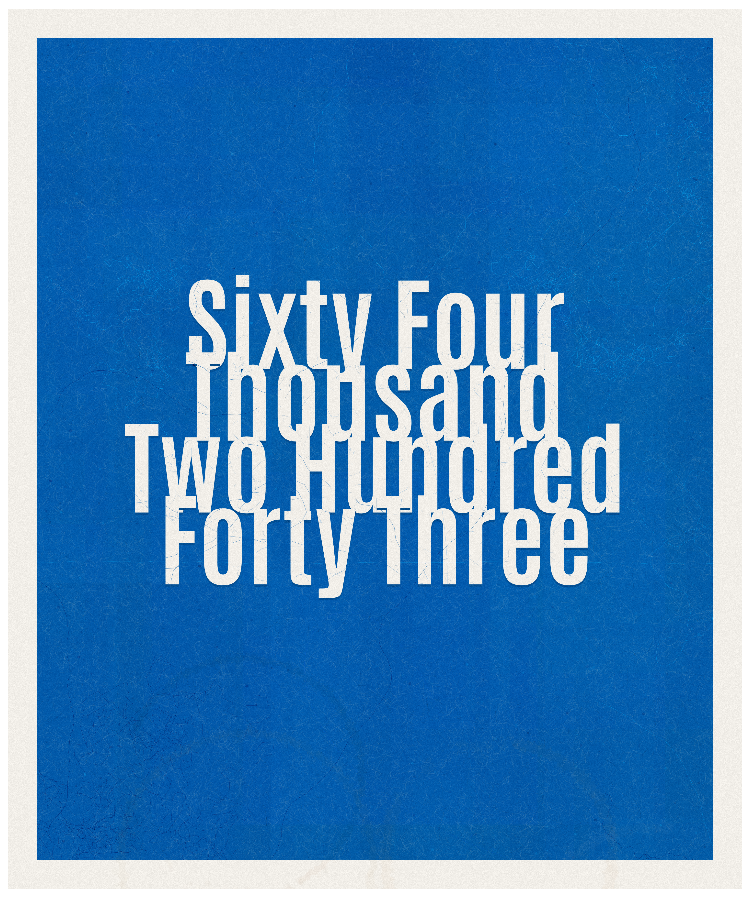 Count #64243
