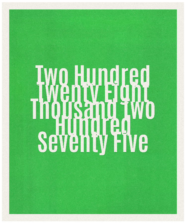 Count #228275