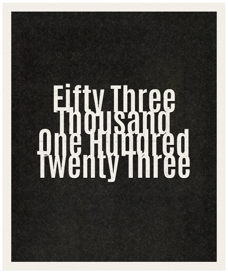 Count #53123