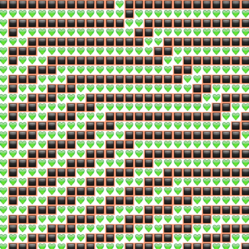 Elementary Cellular Emoji Automata #782