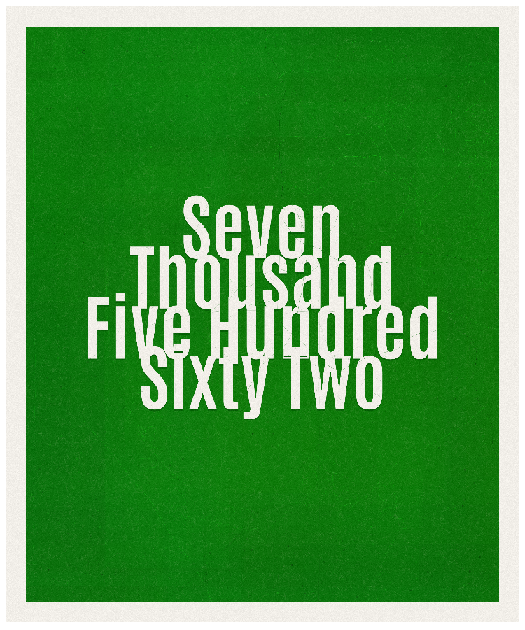 Count #7562