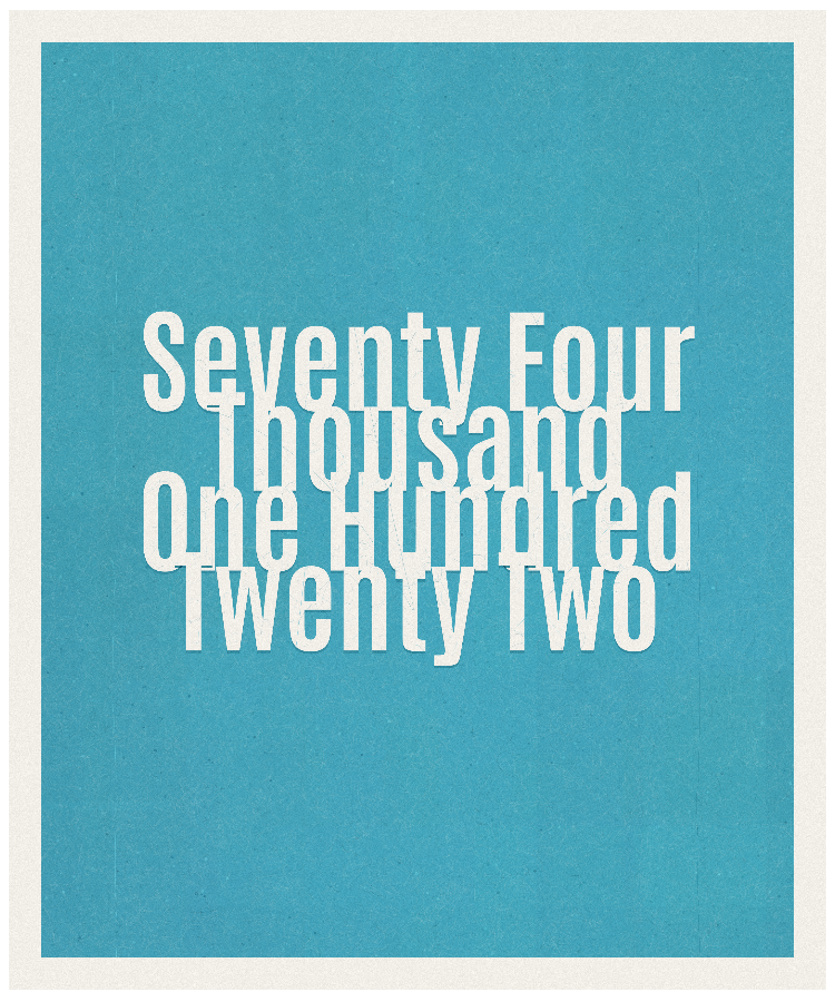 Count #74122