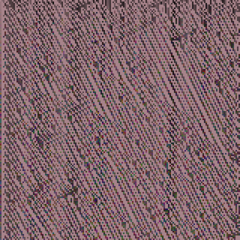 Colored Elementary Cellular Automaton #86