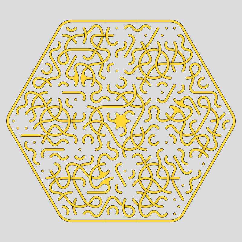 Truchet Threefold Symmetry #40