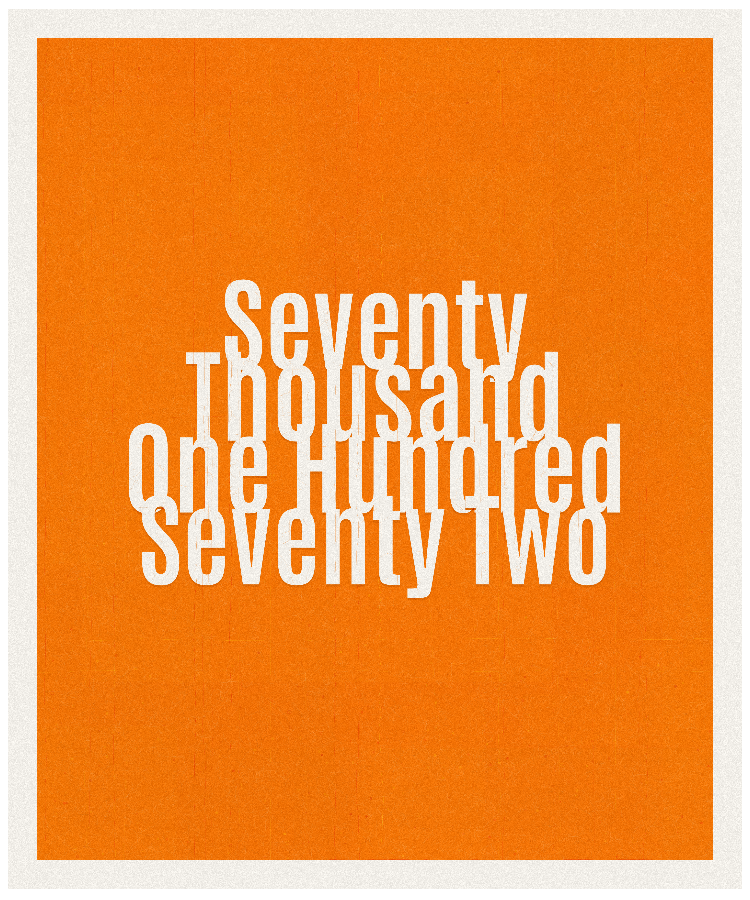 Count #70172