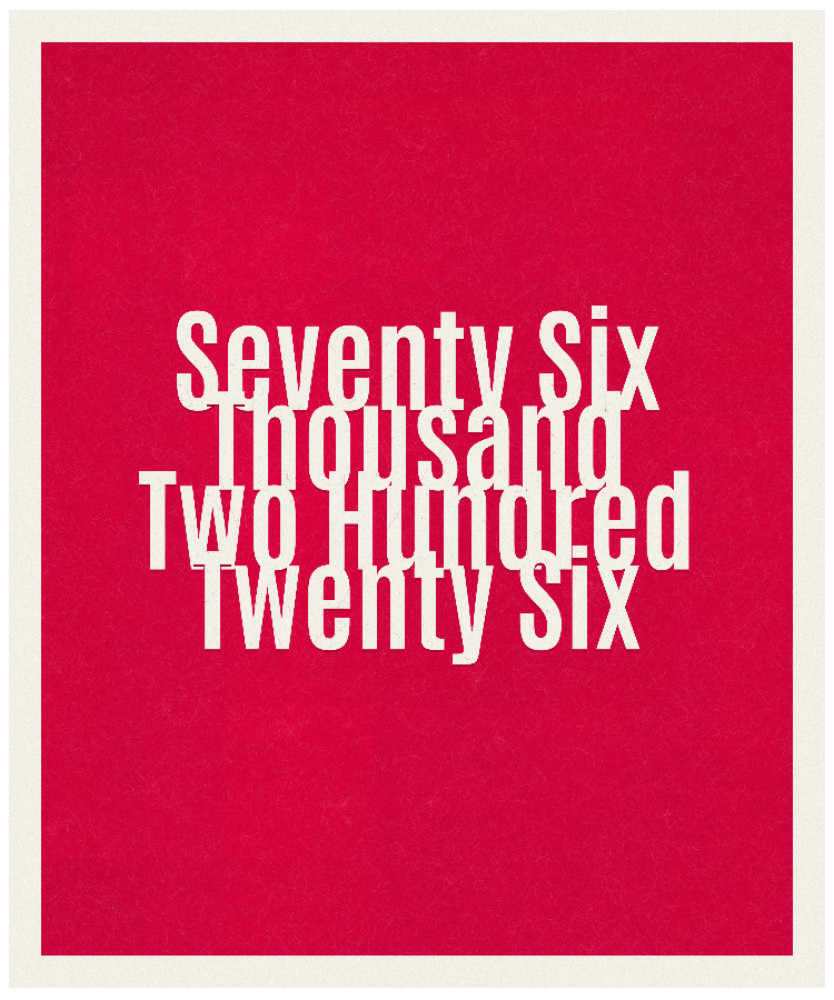 Count #76226