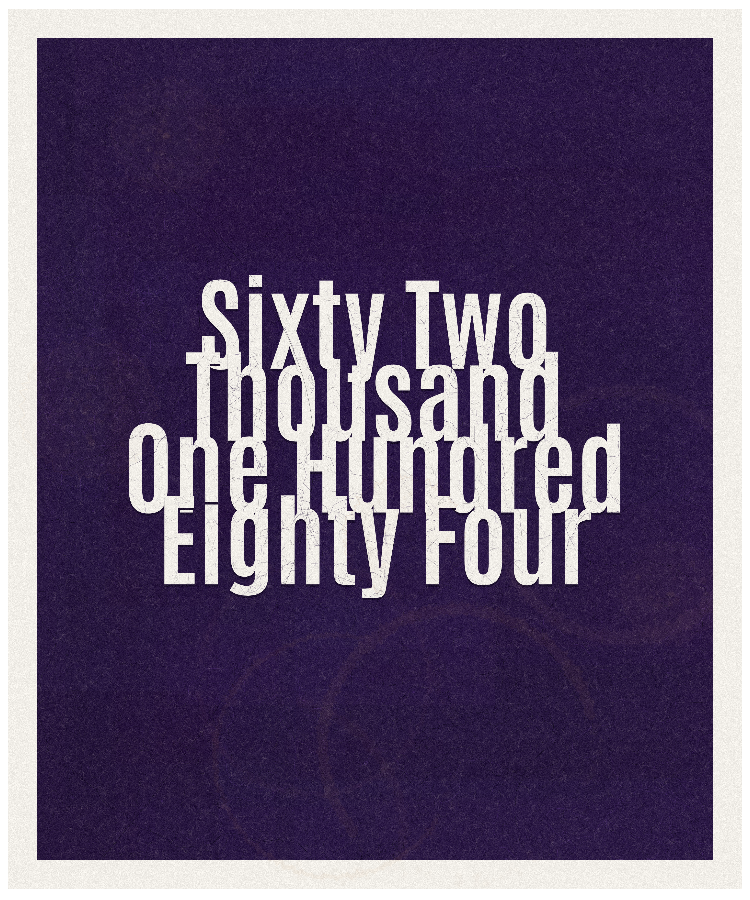 Count #62184