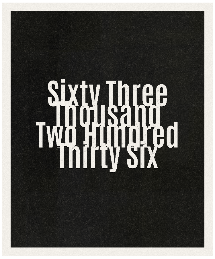 Count #63236