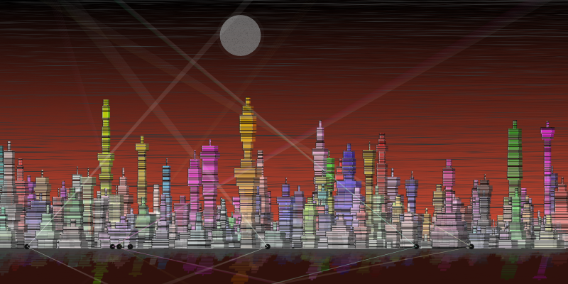 Fictional Cityscapes #96