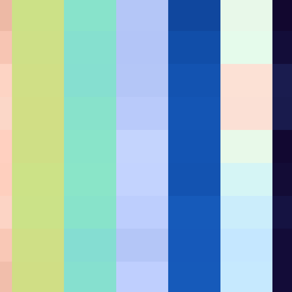 Pixelated Color Study #9