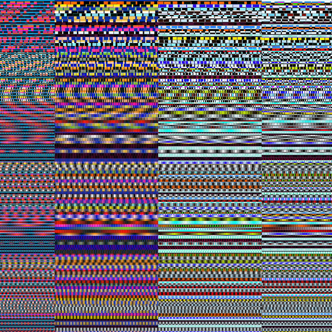 Glitchometry Stripes #62