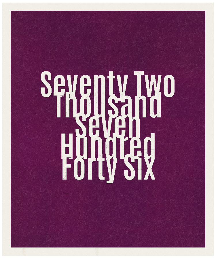 Count #72746